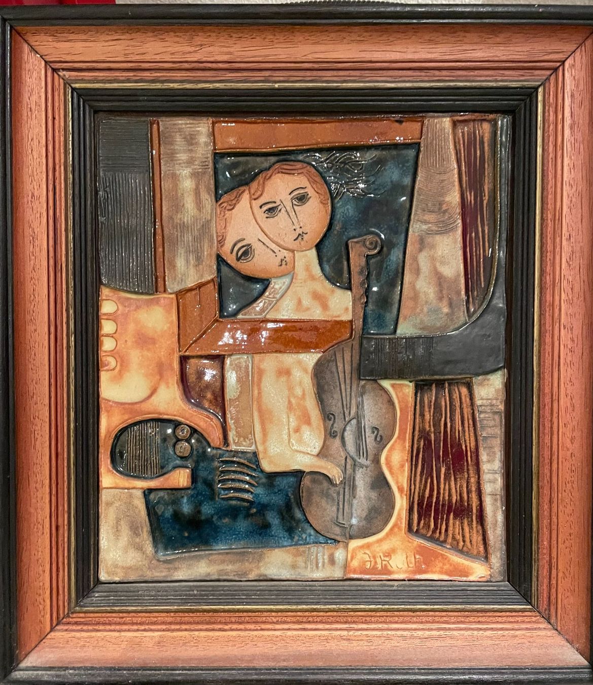 Poster & Bilder: Vintage Bild Picasso Style, 2 Musicians – Gebraucht aus Neuenhof von joetapdance