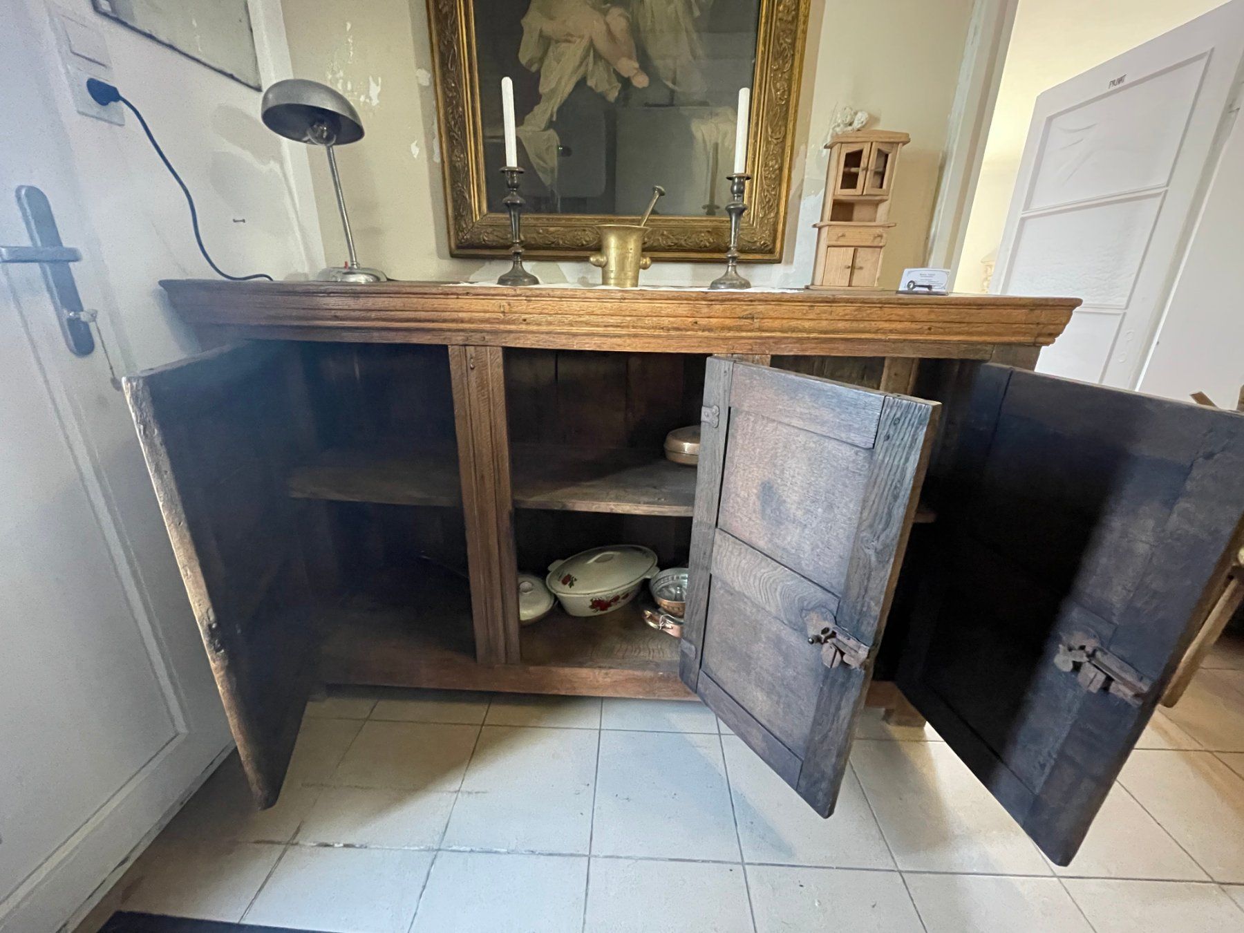 Cassettiere: SCH425 Antik Sideboard Kommode Kleineschrank – Usato da kraiburg am inn venduto da Vintage-Living 2