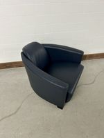 Calia Club Italia Leder Sessel, 1980er, blau, Relax Sessel