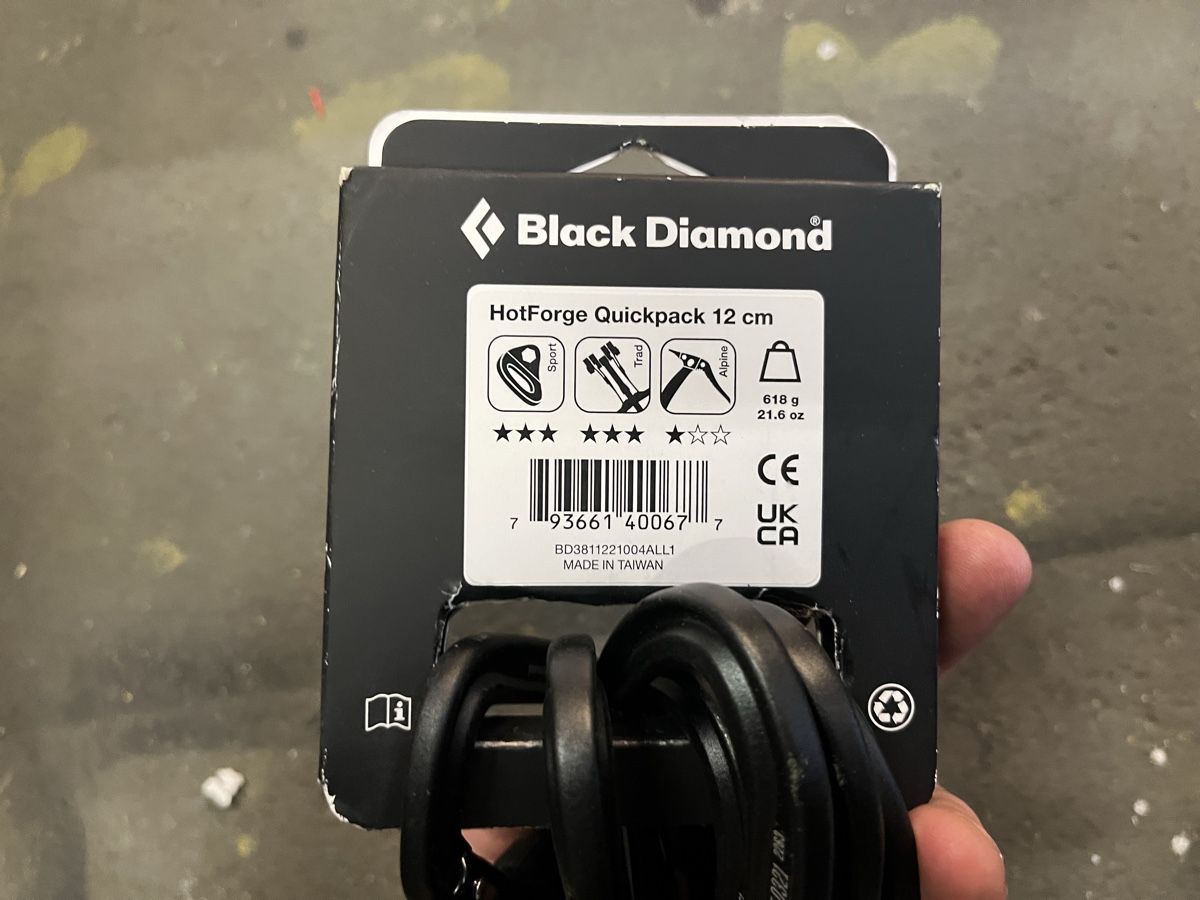 Attrezzatura da arrampicata: Black Diamond HotForge Quickpack 12cm 6er Set Neu – Nuovo e nell'imballaggio originale da Bern venduto da fotolog111 1