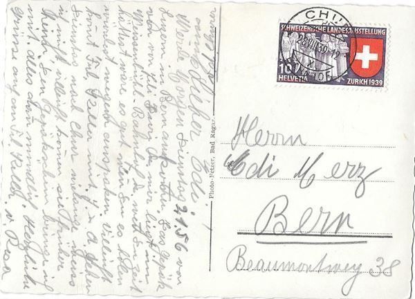 Cartoline postali: Vättis mit Calanda – Usato da Olten venduto da clotaldi 1