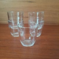 5 verres Duralex vintage
