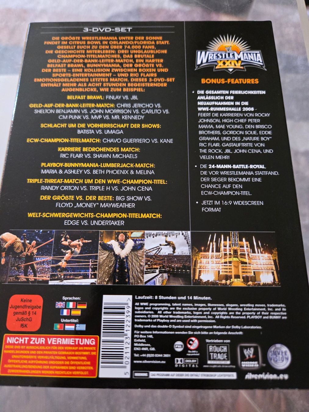 Tutti i DVDs: Wrestlemania XXIV 3-DVD Set – Usato da Bussigny venduto da Kfdlt 1