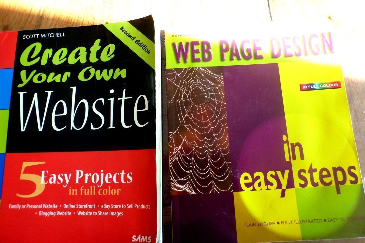 Libri: Two Books for Web Page Design & Website Creation – Usato da Emmen venduto da newdeal1970 4
