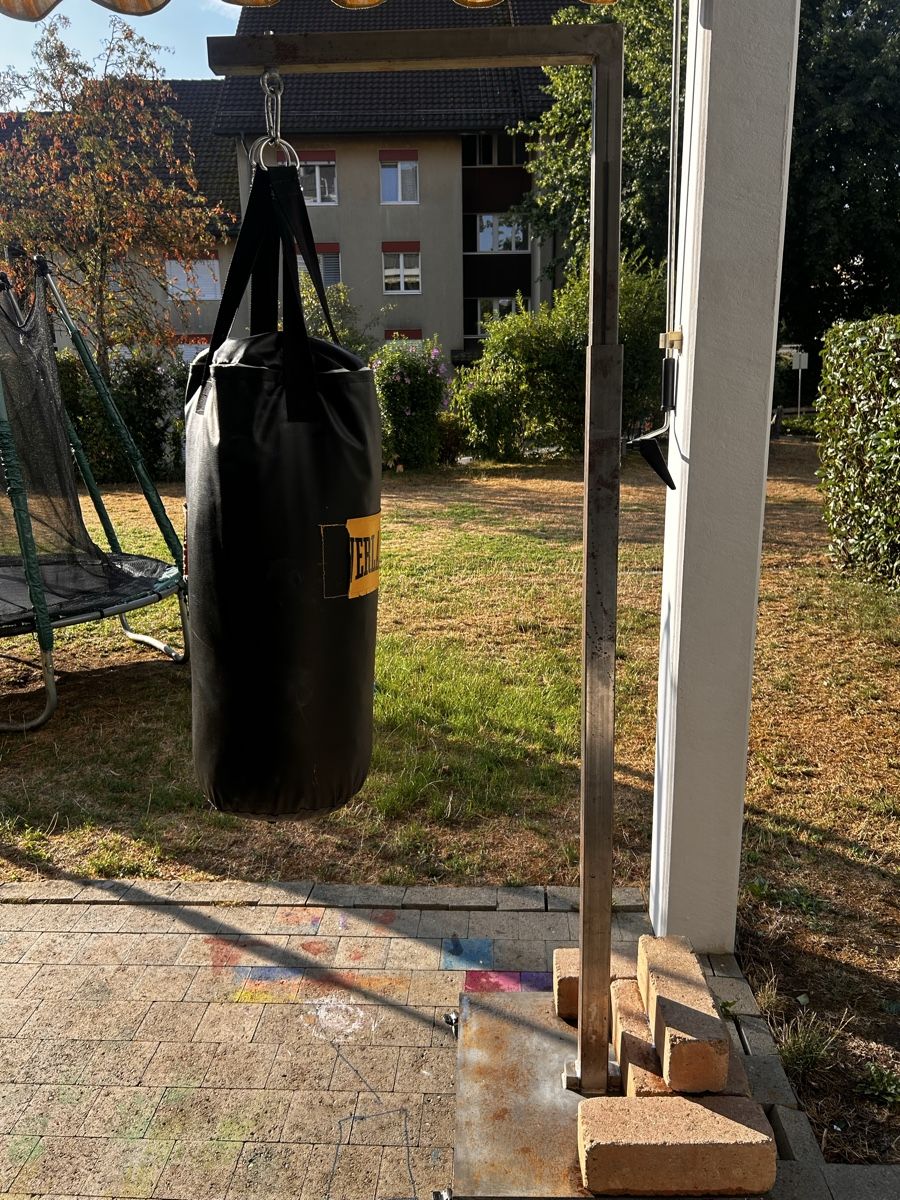 Everlast Sacchi da boxe: Boxsack mit Ständer, ideal für Garten  – Usato da Bremgarten AG venduto da Junior31 1