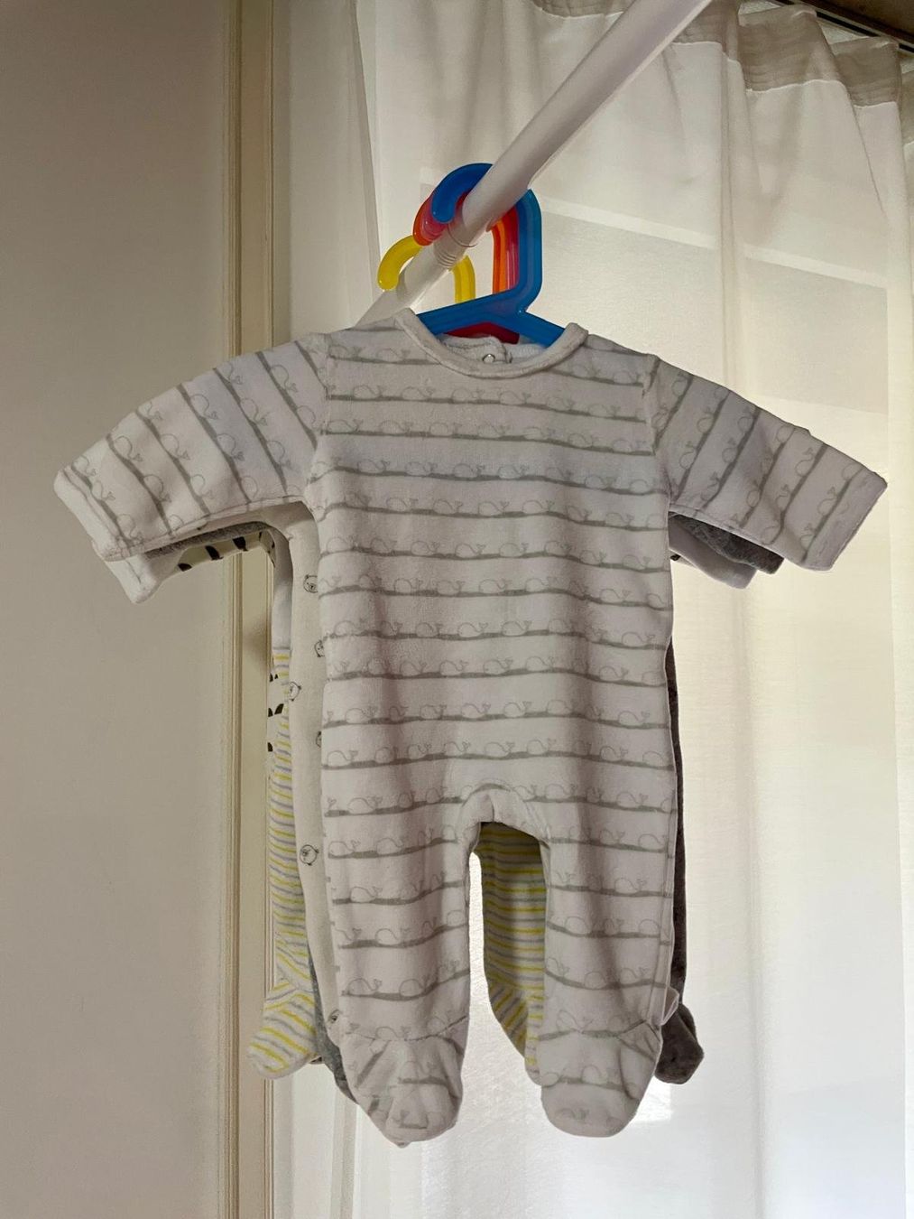 Ensembles coordonnés: 5 warme Pyjamas / Geburt (50-56cm) – D'occasion à Basel par rev_26s7