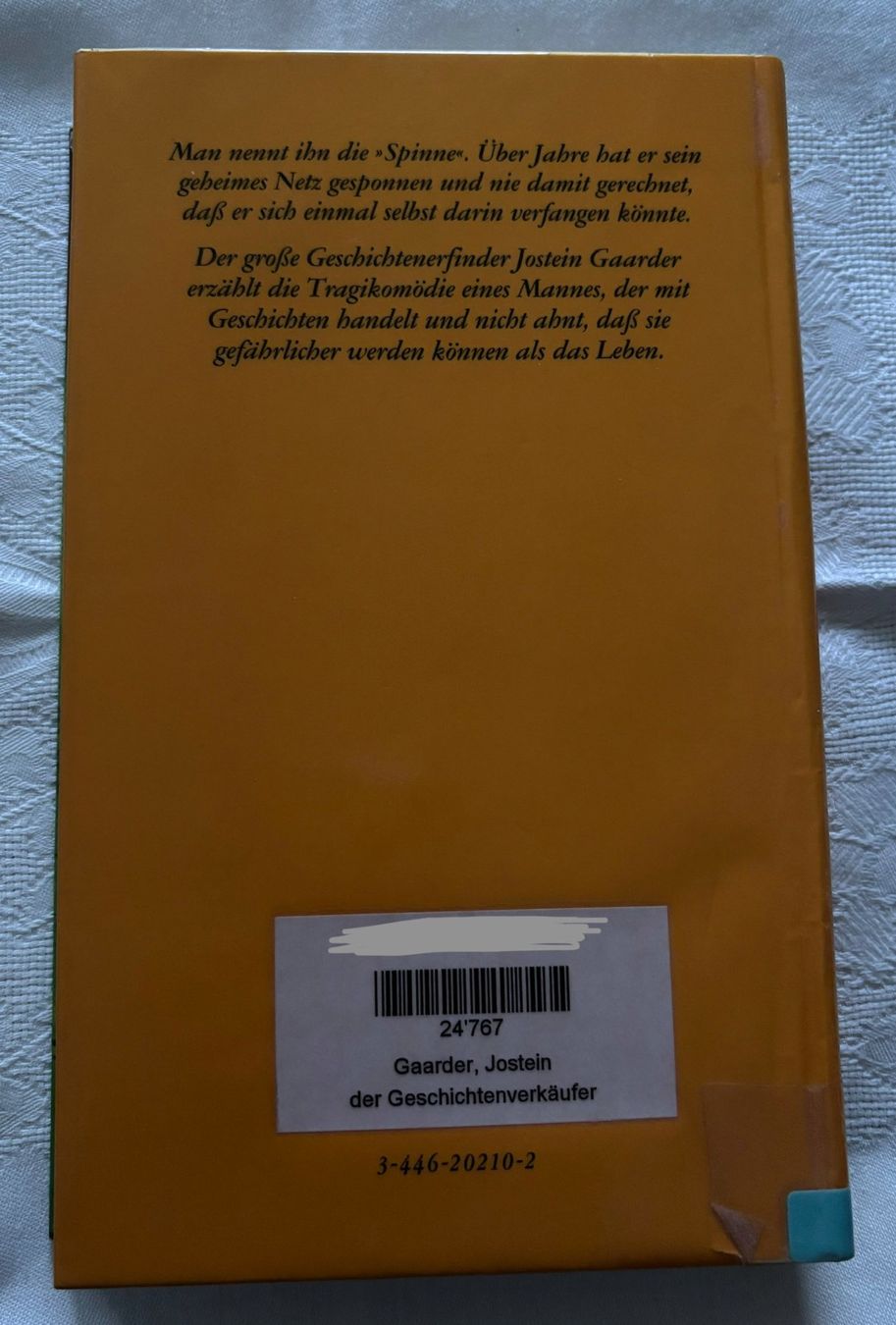 Libri: Der Geschichtenverkäufer - Jostein Gaarder – Usato da Interlaken venduto da Poeschtli 1