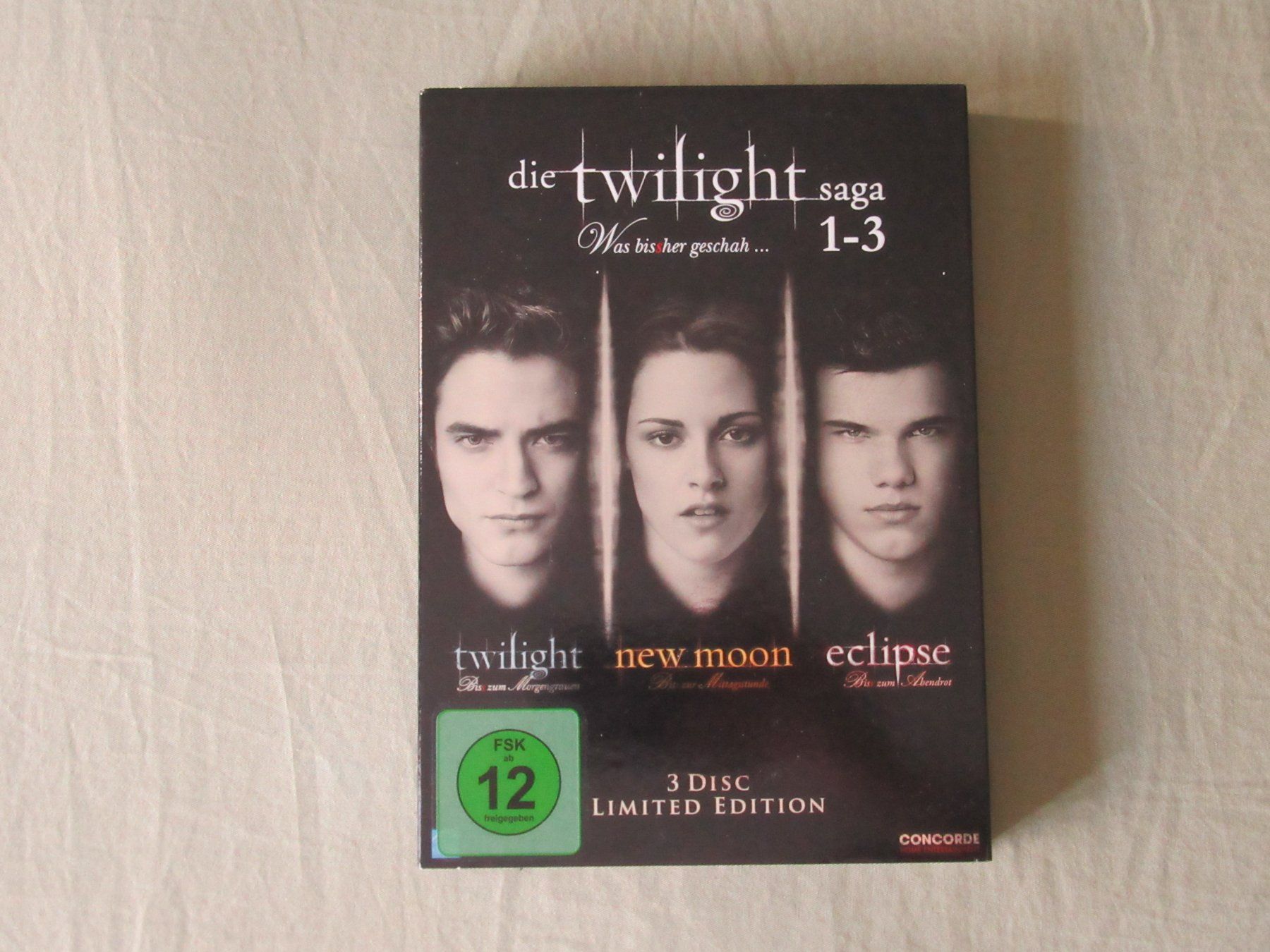 Tutti i DVDs: Twilight Saga 1-3 Limited Edition DVD, Versand 4.- – Usato da Bern venduto da Mariana7