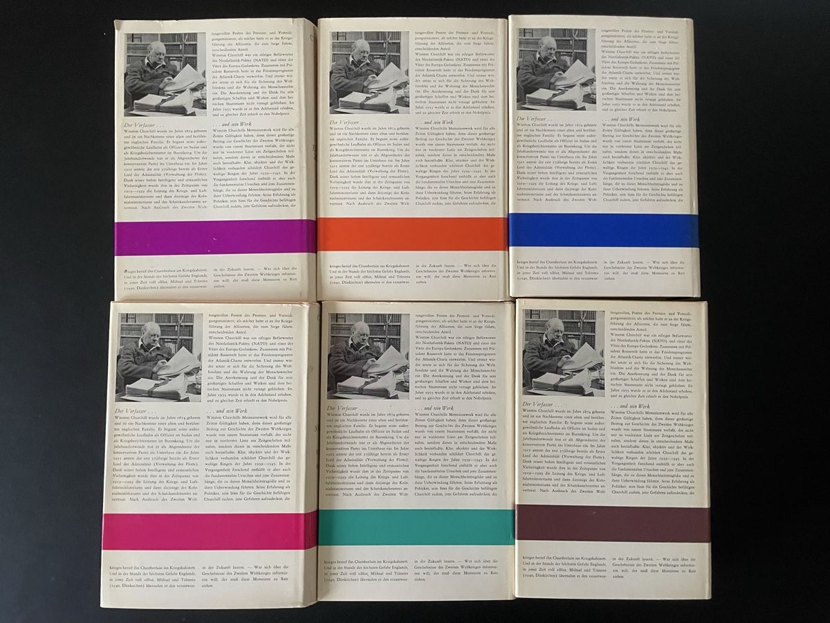 Libri: Churchill, 2. Weltkrieg, 6 Bände – Usato da Winterthur venduto da sue707 1