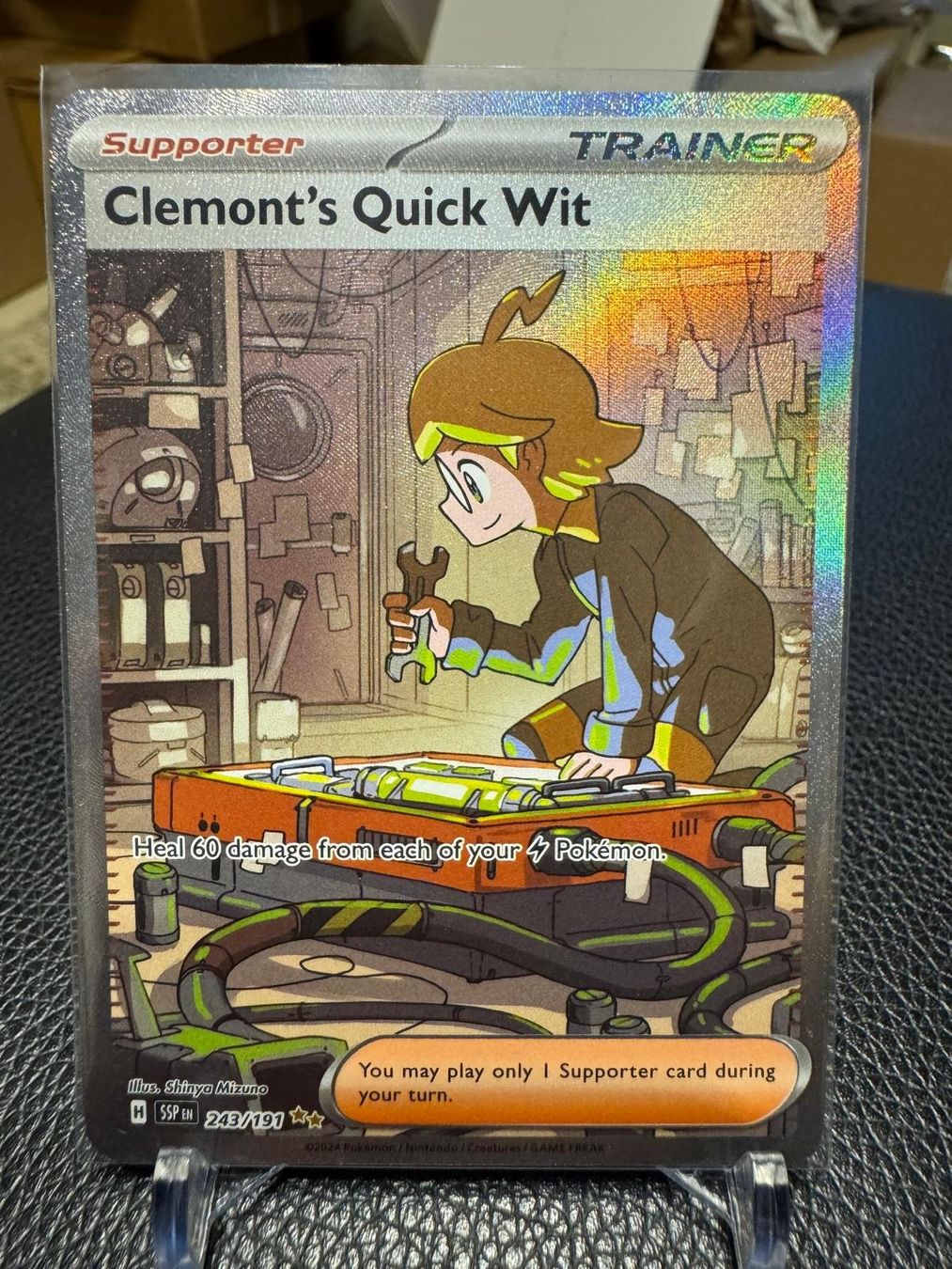 Pokémon Carte collezionabili: Clemont's Quick Wit | SIR | SSP 243/191 | EN – Usato da Spreitenbach venduto da Snacky96 2