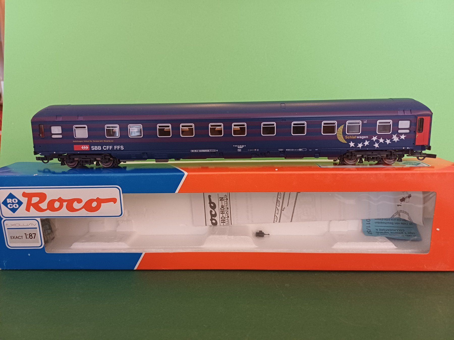 Roco Modelleisenbahnen: Roco Schlafwagen der SBB – Gebraucht aus Bassersdorf von darki77
