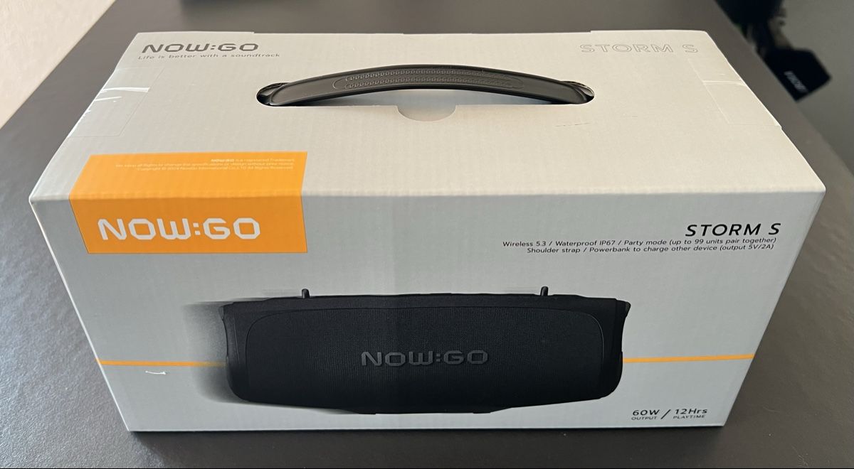 Casse acustiche: Now:Go Storm S - Top Bluetooth Lautsprecher – Nuovo e nell'imballaggio originale da Ursenbach venduto da Wegi8 1