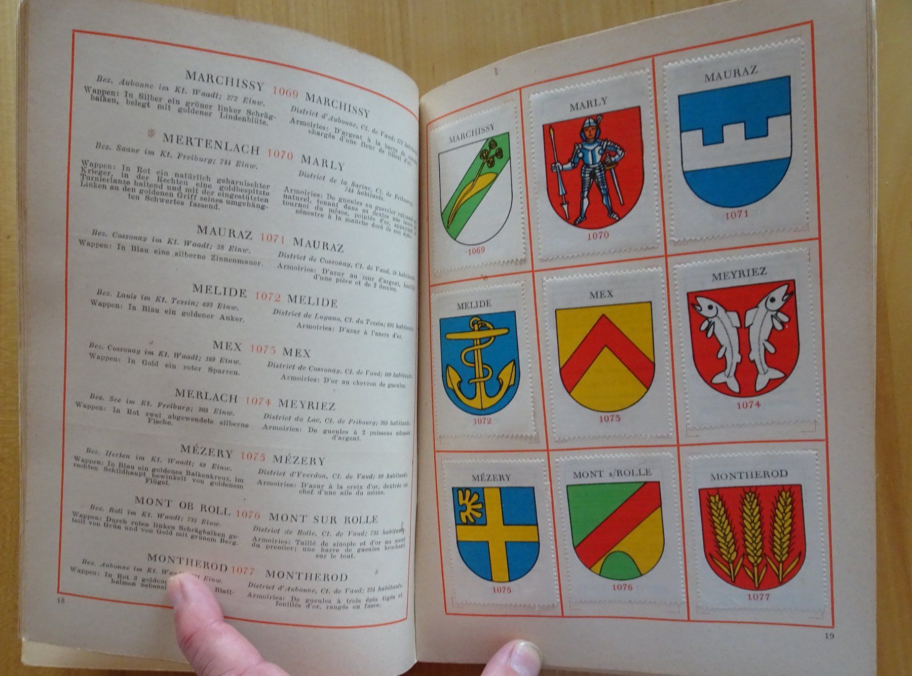Tutti i francobolli: Briefmarken/ Vignetten Wappen der Schweiz – Usato da Feldbrunnen venduto da MarcusSO 3