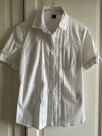 Bluse Damen Kurzarm S.Oliver 34 weiss