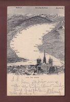 GENEVE et le Lac Léman - 1904 // pli d'angle //