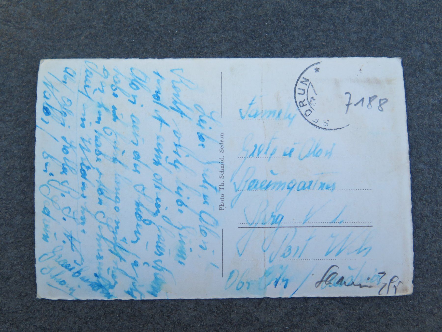 Cartoline postali: SEDRUN - SESSELBAHN – Usato da Wittenbach venduto da lipasal 1