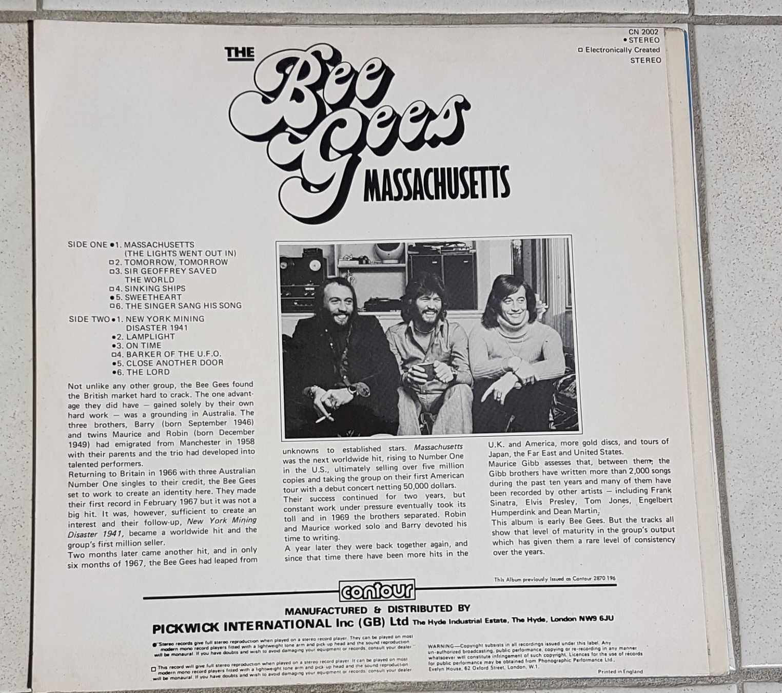 Vinyles: BEE GEES Massachussets – D'occasion à Boussens par catfood01 1