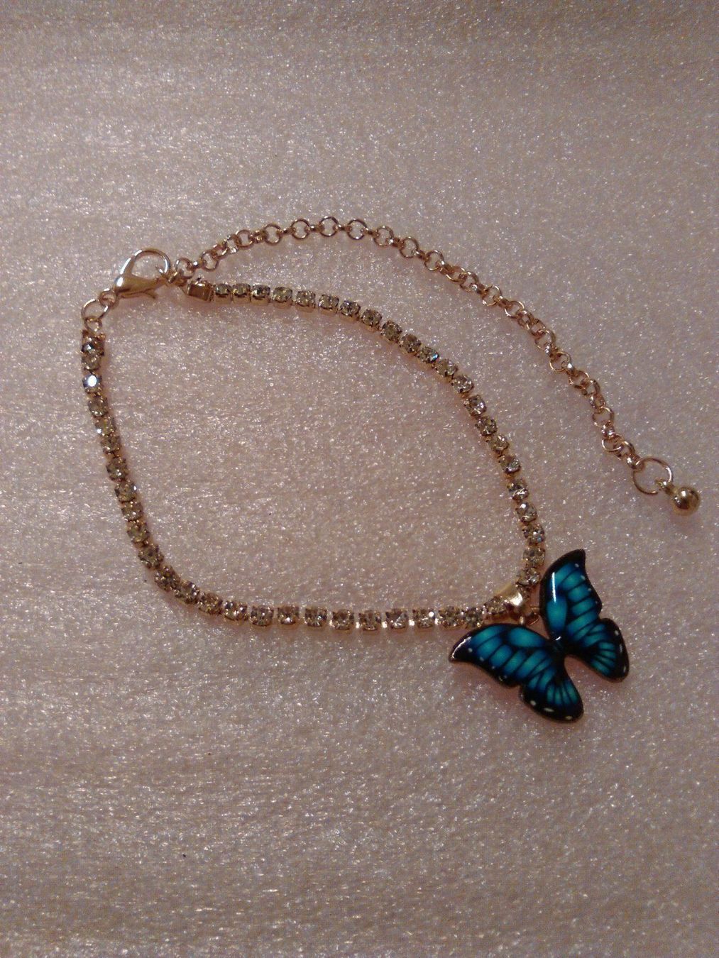Catenine: FUSSKETTEN MODESCHMUCK MIT ECHT KRISTALL – Nuovo (secondo la descrizione) da Basel venduto da bijoutrie_4 6