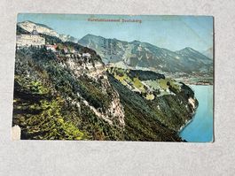 Alte Ansichtskarte Kuretablissement Seelisberg,