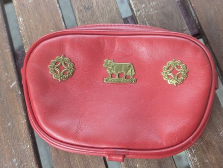 Appenzeller MAGO Gürteltasche Rot Leder