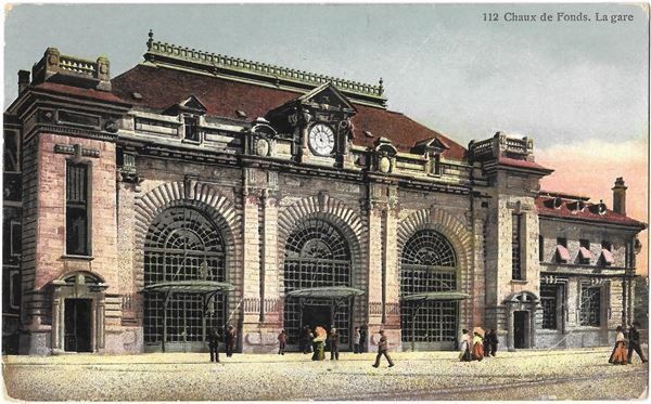 Cartes postales: La Chaux-de-Fonds La Gare – D'occasion à Olten par clotaldi