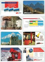8 Telefonkarten Italien Südtirol Alto Adige