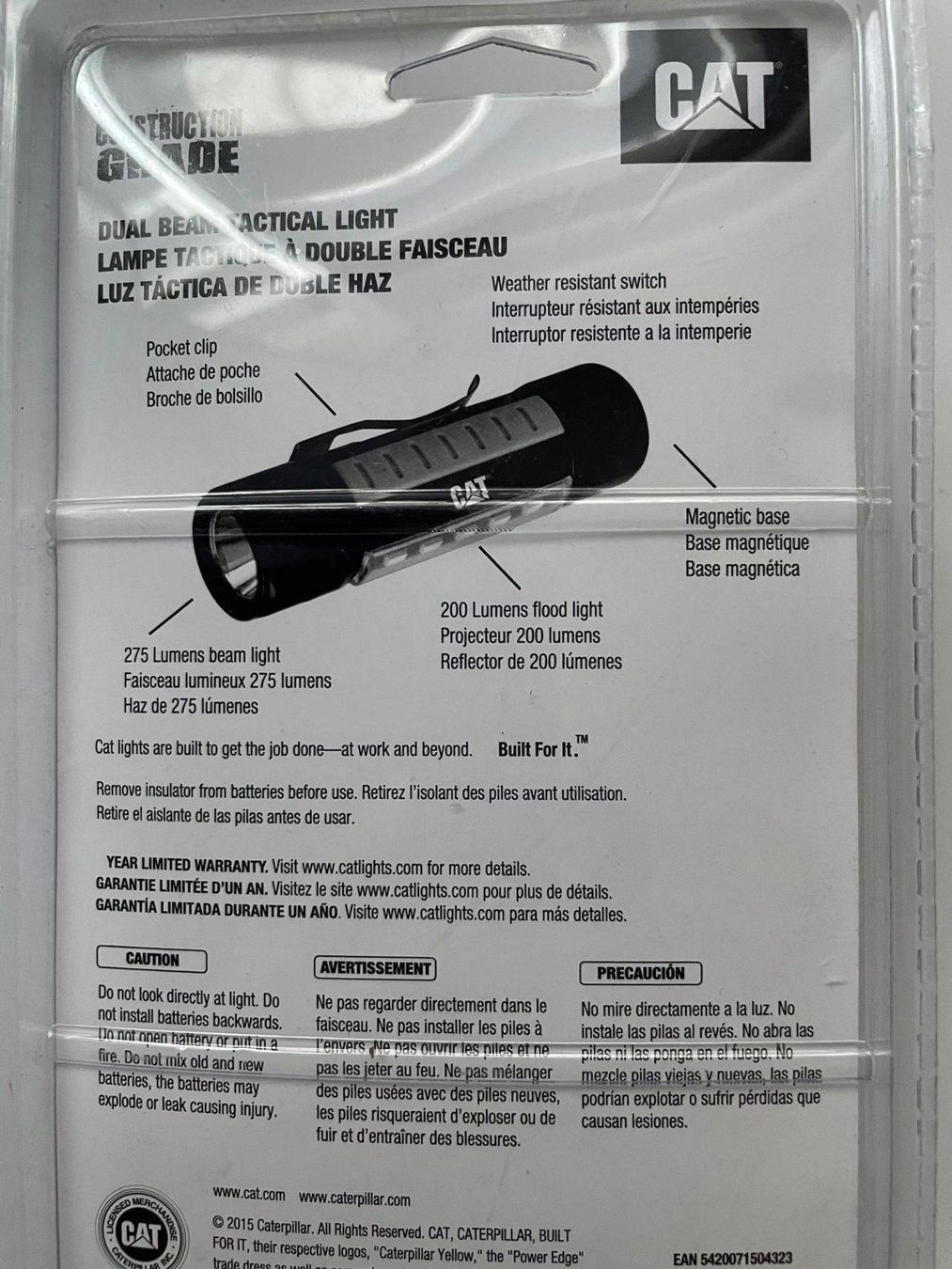 Lampen: CAT Taschenlampe - Dual Tactical Light – Neu und originalverpackt aus Wängi von Thurgauer98 1