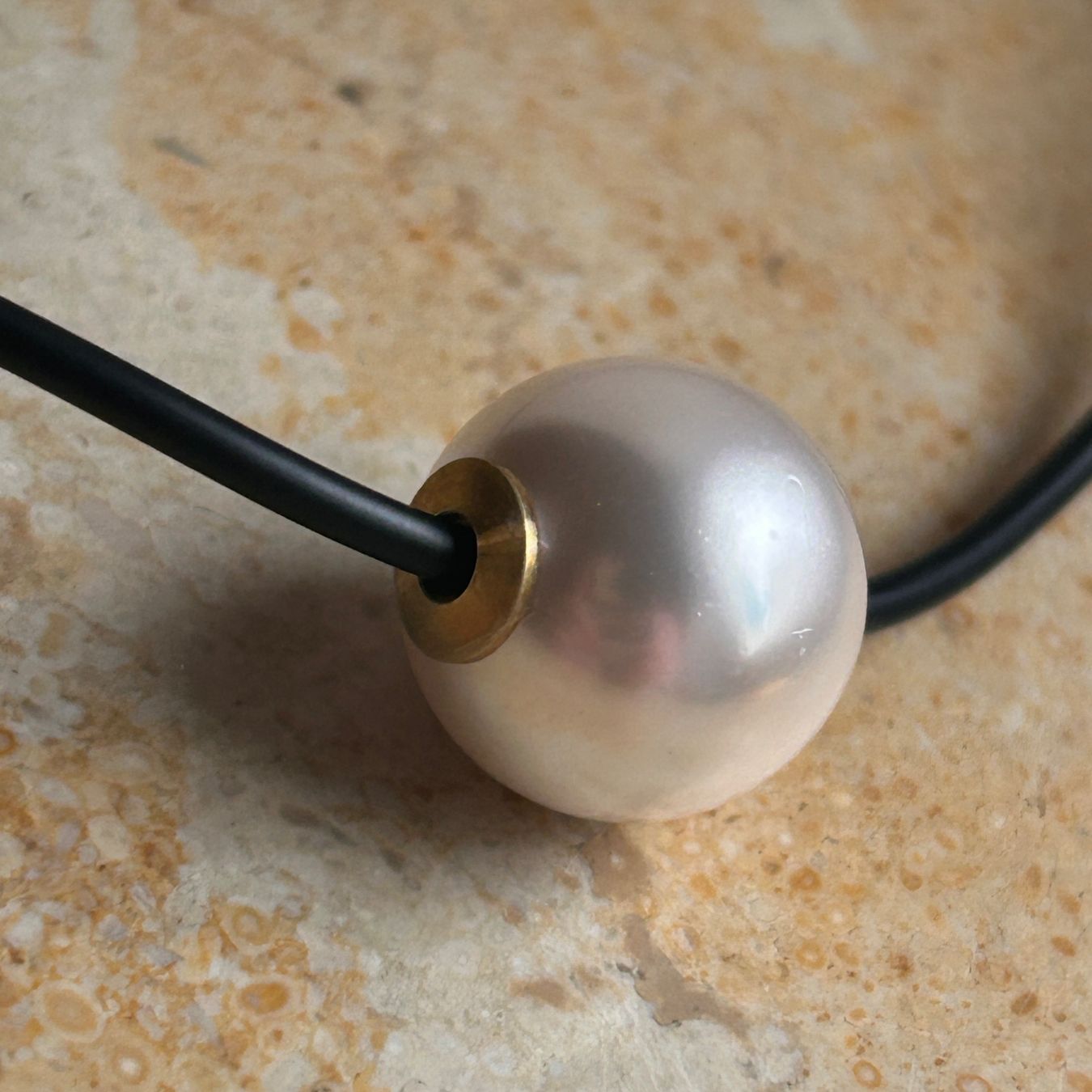 Catenine: Halskette mit Perle  (Silberverschluss) 40cm – Usato da Laufen venduto da belleskulptur 6