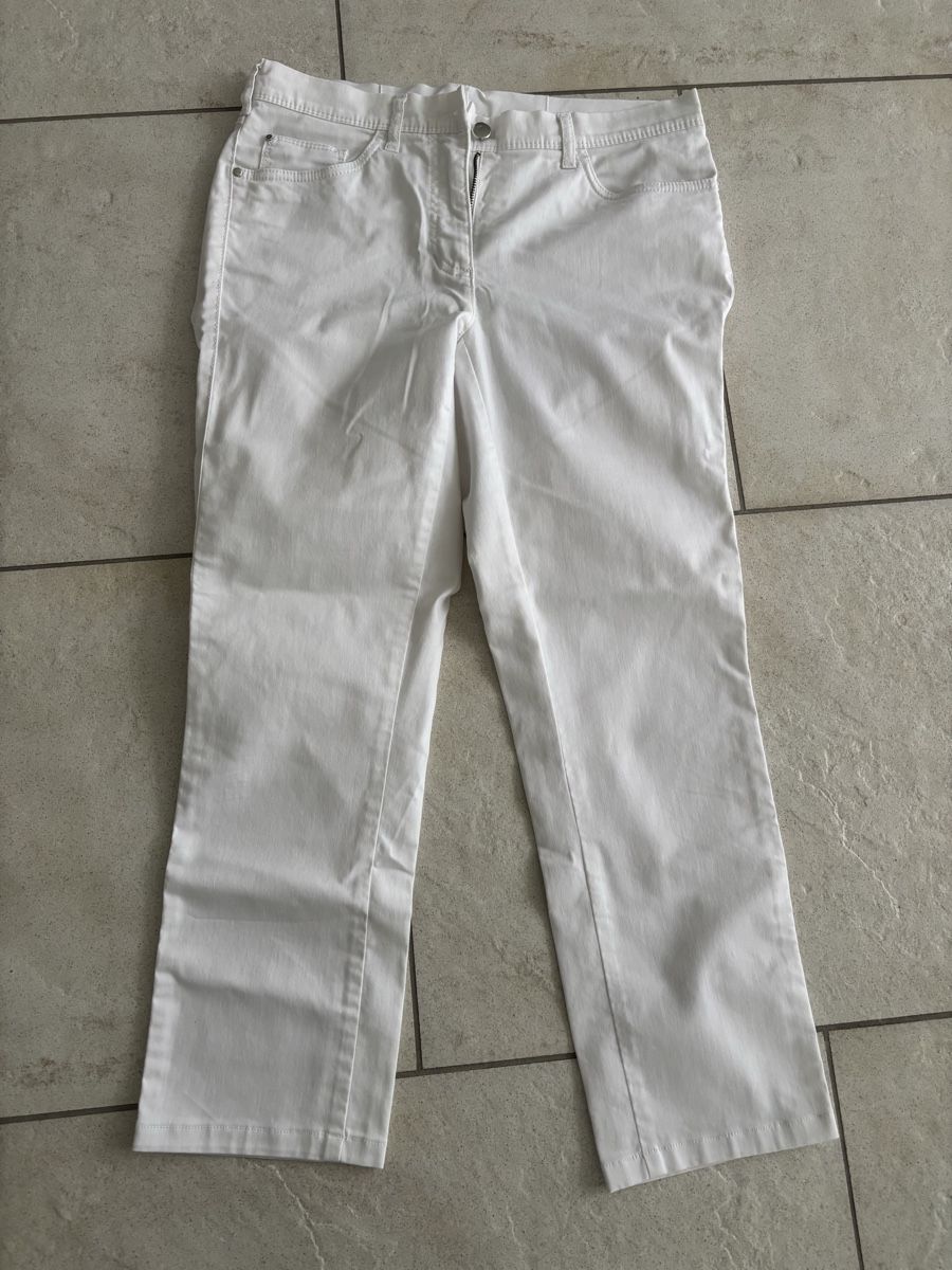 Jeans: Leichte Sommer-Jeans Modell Moni, weiss – Gebraucht aus Rothenburg von Momo1302