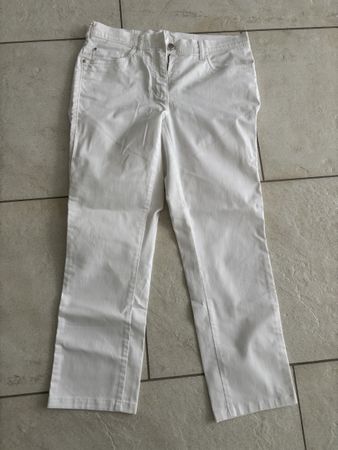Leichte Sommer-Jeans Modell Moni, weiss