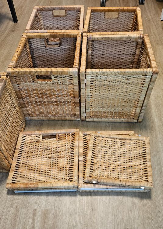 Branäs Rattan Basket x4 (KALLAX shelving compatible) Kaufen auf Ricardo