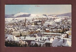 ST. GALLEN unter Schnee - 1912 // Falte //