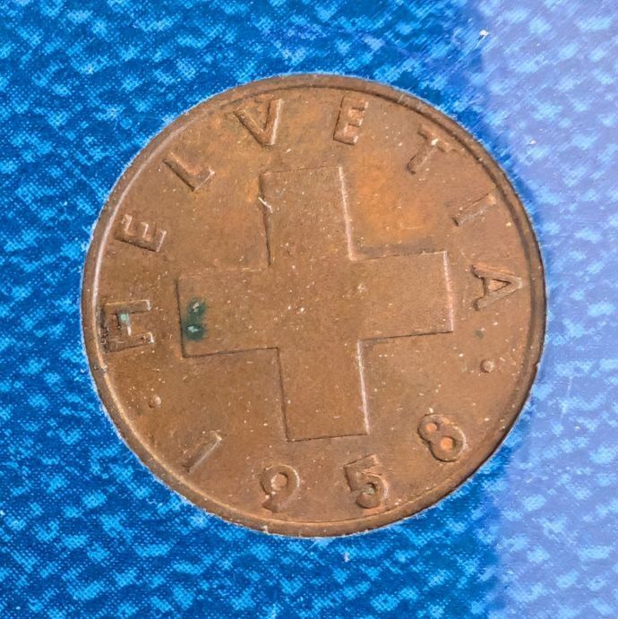Tutti le monete: 2 Rappen 1958 – Usato da Arch venduto da coinsandmore