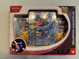 Pokémon Kollektion Quajutsu ex 30 Jahre originalverpackt