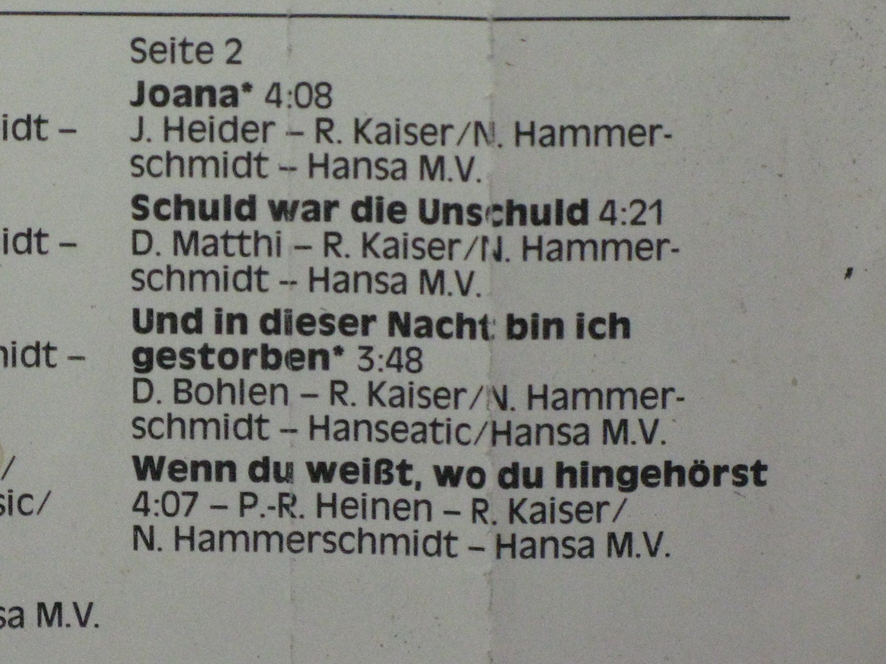 Musicassette: ROLAND  KAISER    Dich zu lieben – Usato da Langnau i. E. venduto da gf2_29jt 3