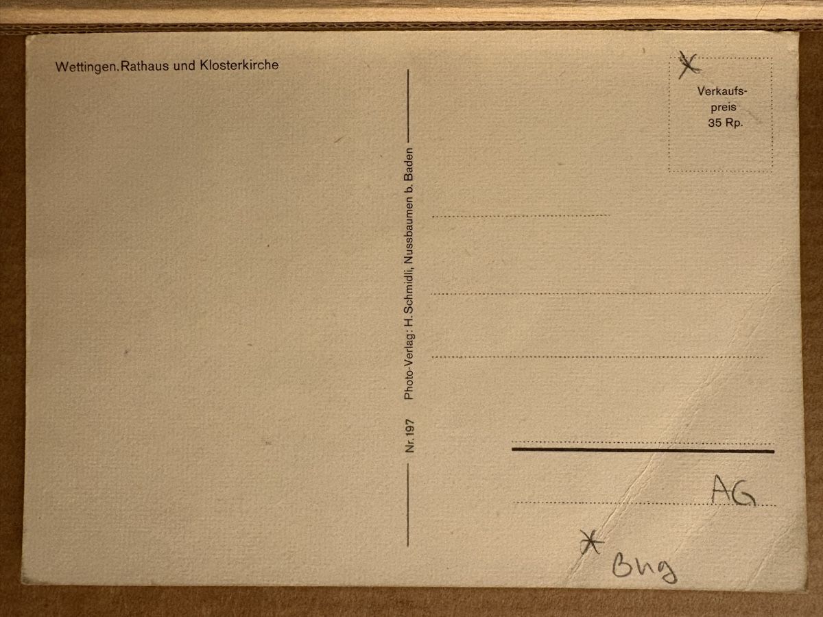Cartoline postali: AK von Wettingen – Usato da Rümlang venduto da Kartenpost1 1