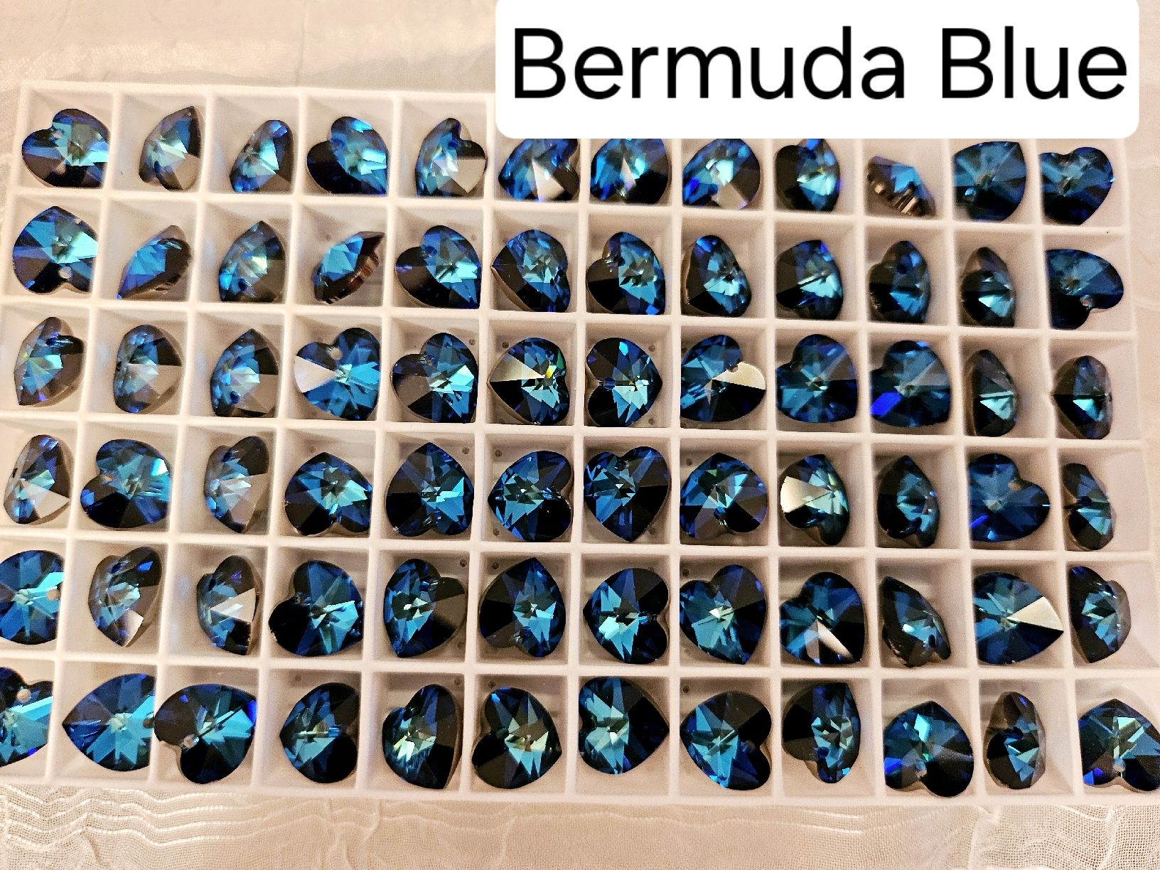 Perle (finte): Funkelnde Swarovski Herz Perlen 10.3x10.0 mm – Nuovo e nell'imballaggio originale da Dietikon venduto da Eleda 6