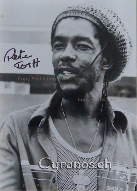 Autografi: Peter Tosh (1944-1987) Sänger - Autogramm – Usato da Dietikon venduto da cyranos1