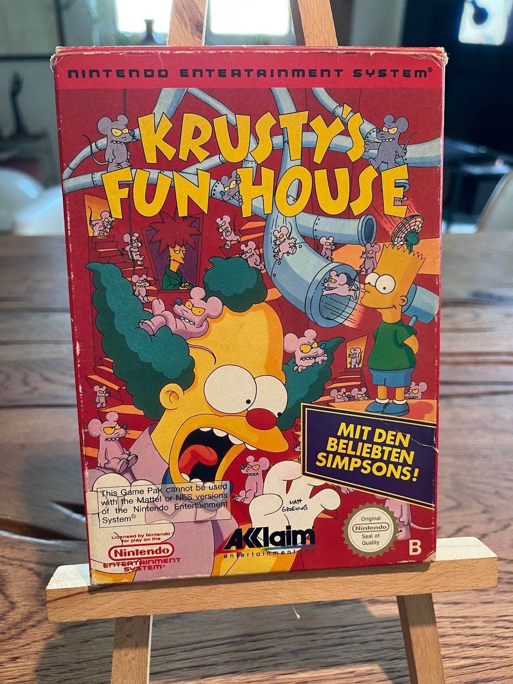 Nintendo Giochi: Krusty's Fun House NES Spiel + OVP Sammler – Usato da Zuerich venduto da Dorsi 2