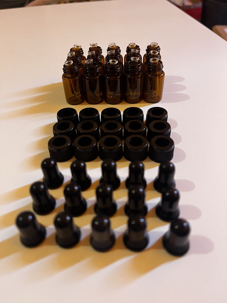 Laborzubehör: 3ml, mini Pipettenflaschen/ Apothekerfläschchen – Neu (gemäss Beschreibung) aus Zürich von Pingu55555 3