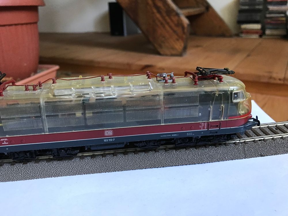 Locomotive Märklin HO 3757 – Électrique Époque 4 – Boîte Transparente – Analogique/Numérique