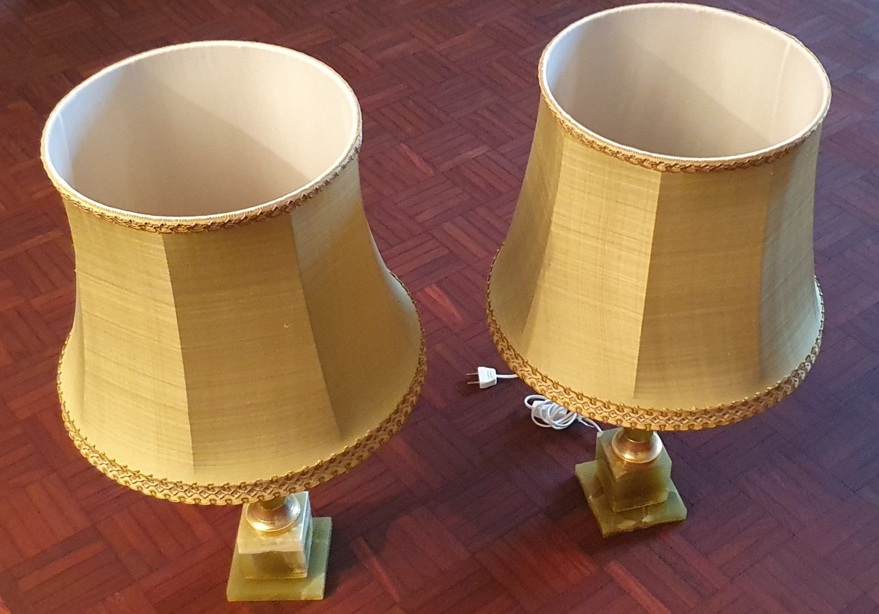 Lampen: 2 Vintage Stehlampe, Onyx Extra, Italien – Gebraucht aus Kreuzlingen von Rschweiz1 9