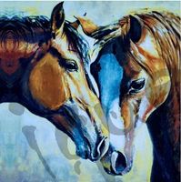 Serviette horses (1629) 2Stk.