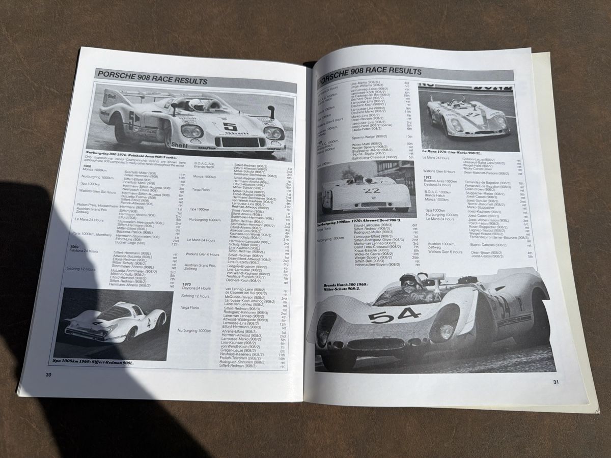 Porsche Documenti: Broschüre: Porsche 908 - rar – Nuovo (secondo la descrizione) da Wolfwil venduto da Rolex1 6