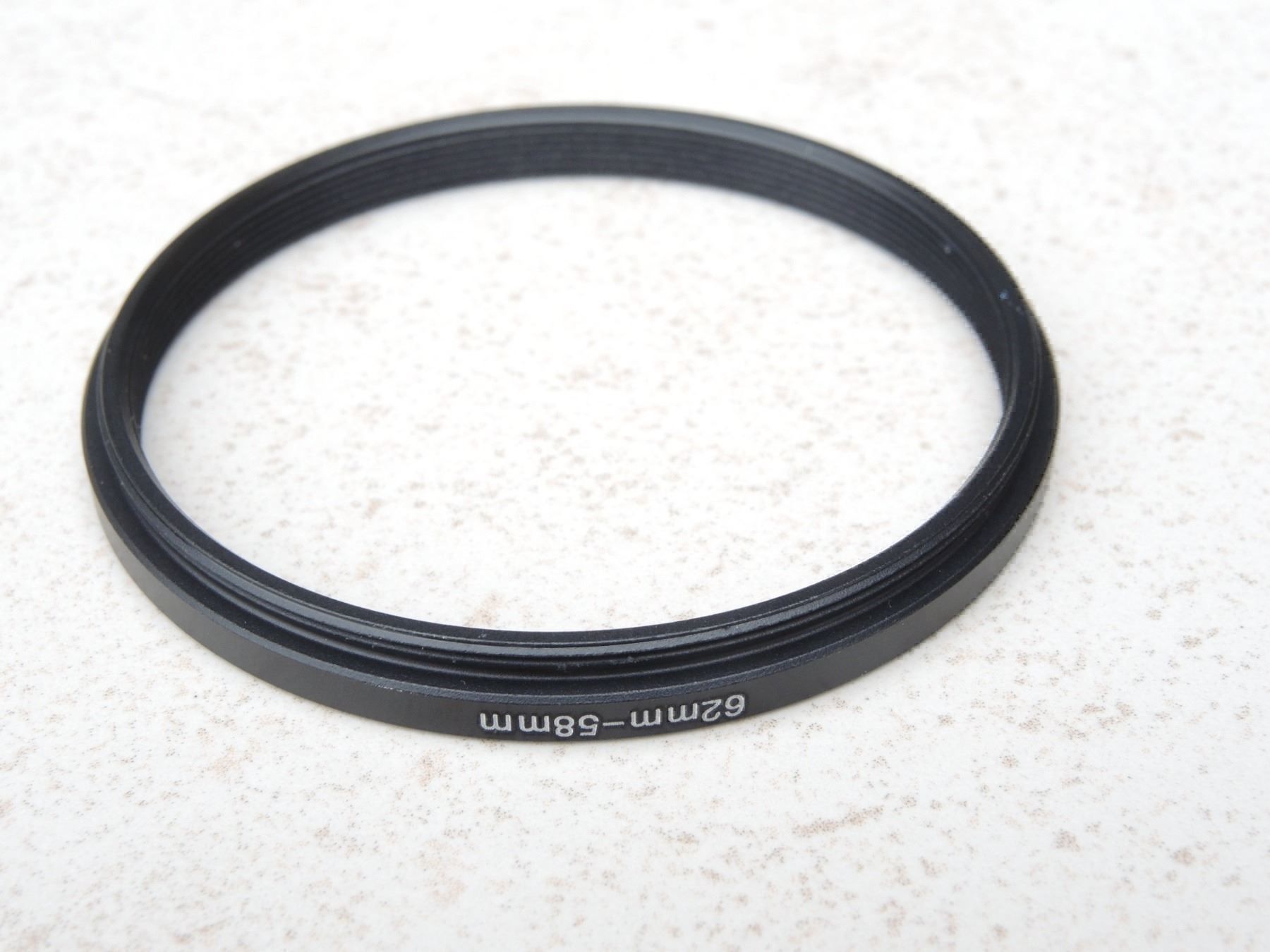 Filtri: Stepdown Ring Adapter 62mm 58mm 62 58 – Nuovo e nell'imballaggio originale da Erlinsbach venduto da foto_5018