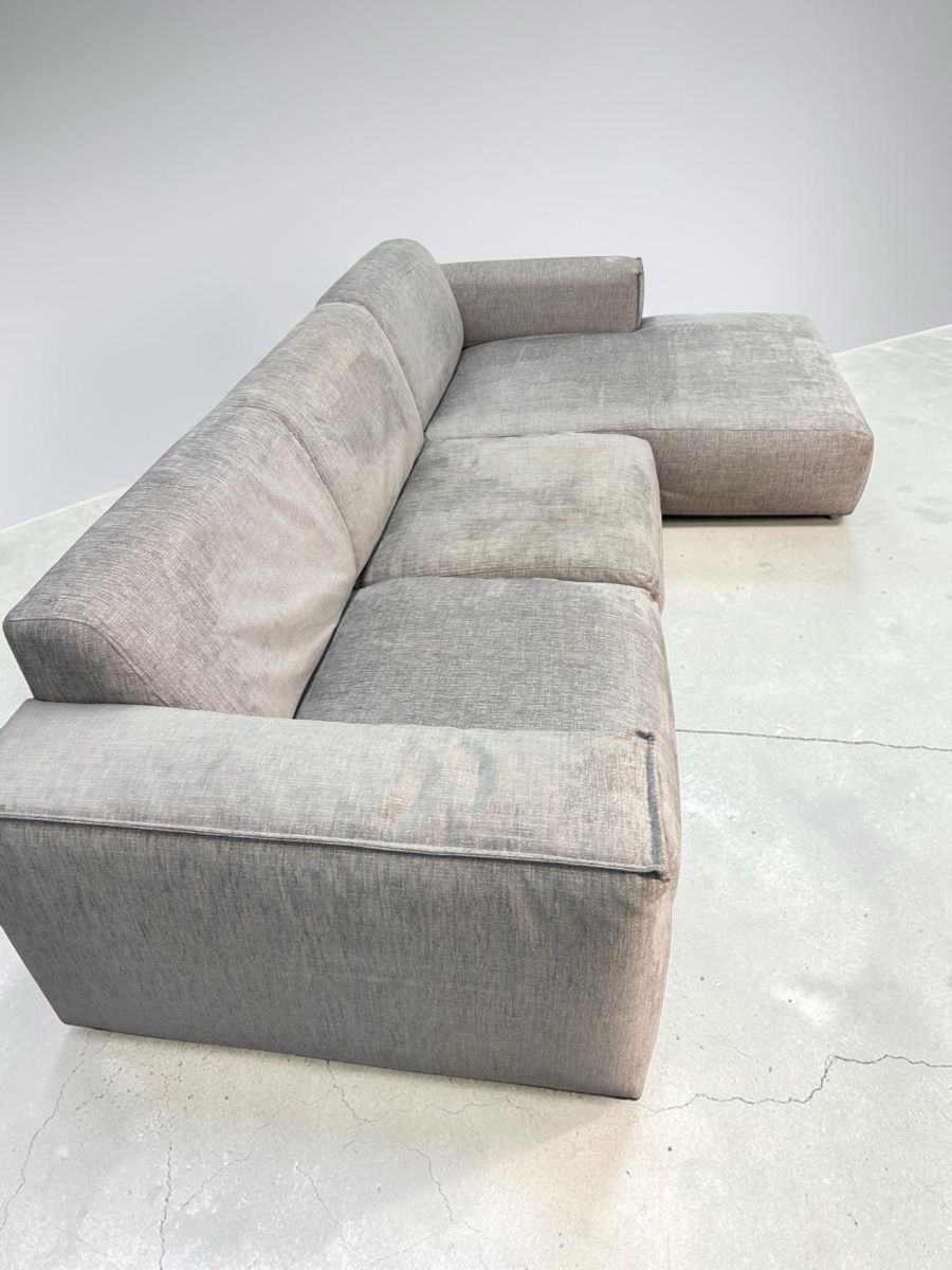 Sofas: Moderns Ecksofa grau mit Chaiselongue – D'occasion à Fehraltorf par Sofalab.swiss 3