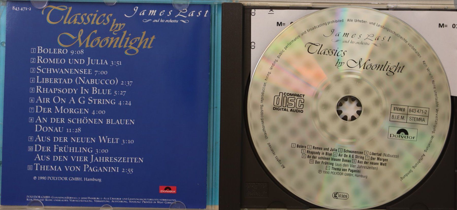 CDs: James Last -Classic by Moonlight – Gebraucht aus Luzern von CONTENTI 1
