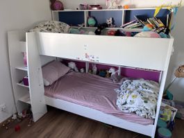 Etagenbett Tam Tam mit 2 Matratzen