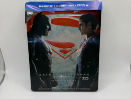 BLU-RAY BATMAN V SUPERMAN (2016) STEELBOOK 3D