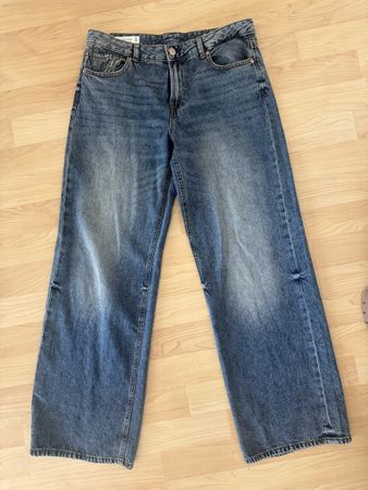 Jeans Stradivarius Wide Leg Grösse 42 guter Zustand